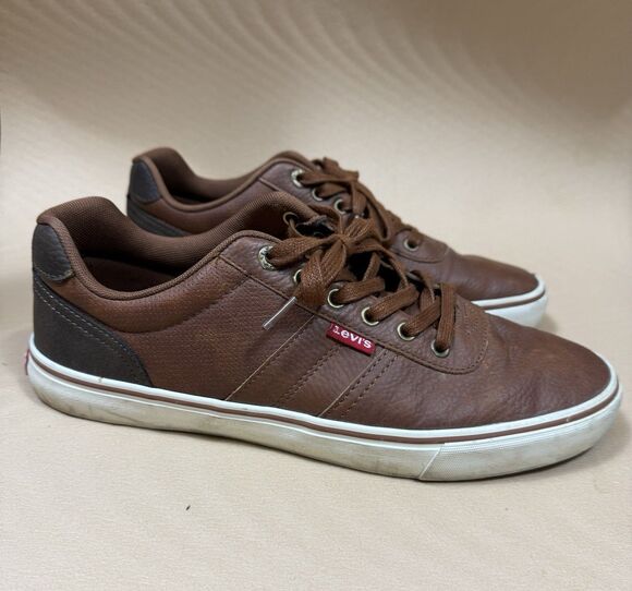 Levis Other - Levi’s Mens Size 10 Brown Black Faux Leather Casual Dress Shoes